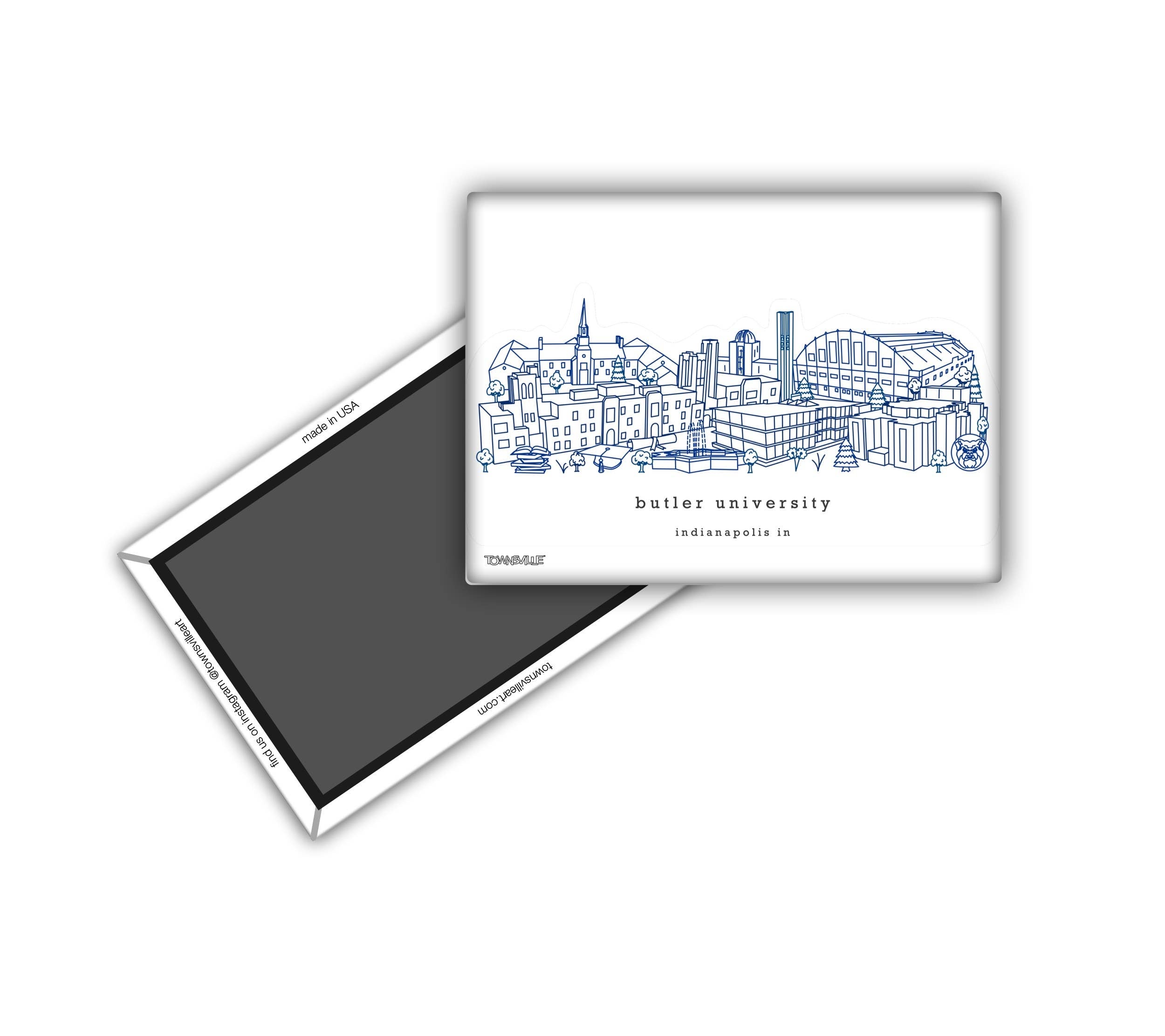 Butler University Minimalist Sticker or Magnet
