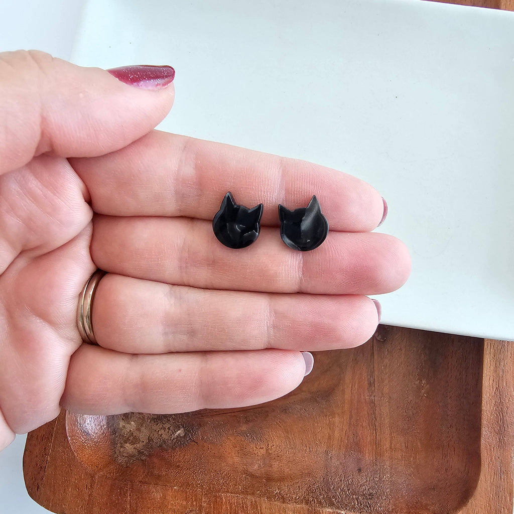 Black Cat Studs