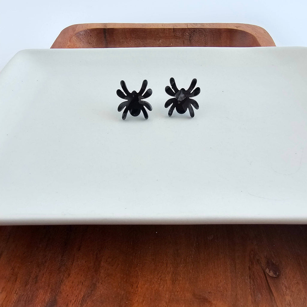 Black Spider Studs