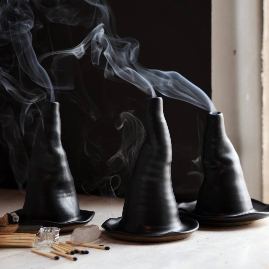 Witch Hat Incense Burner
