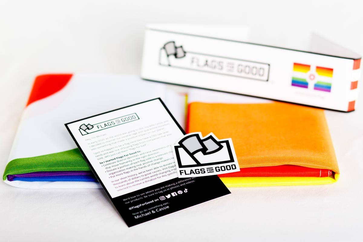 Rainbow Indianapolis Pride Flag