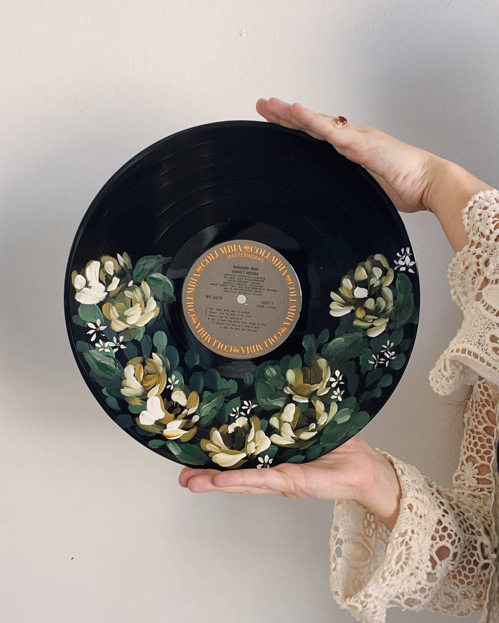 Hand Painted Vinyl Records