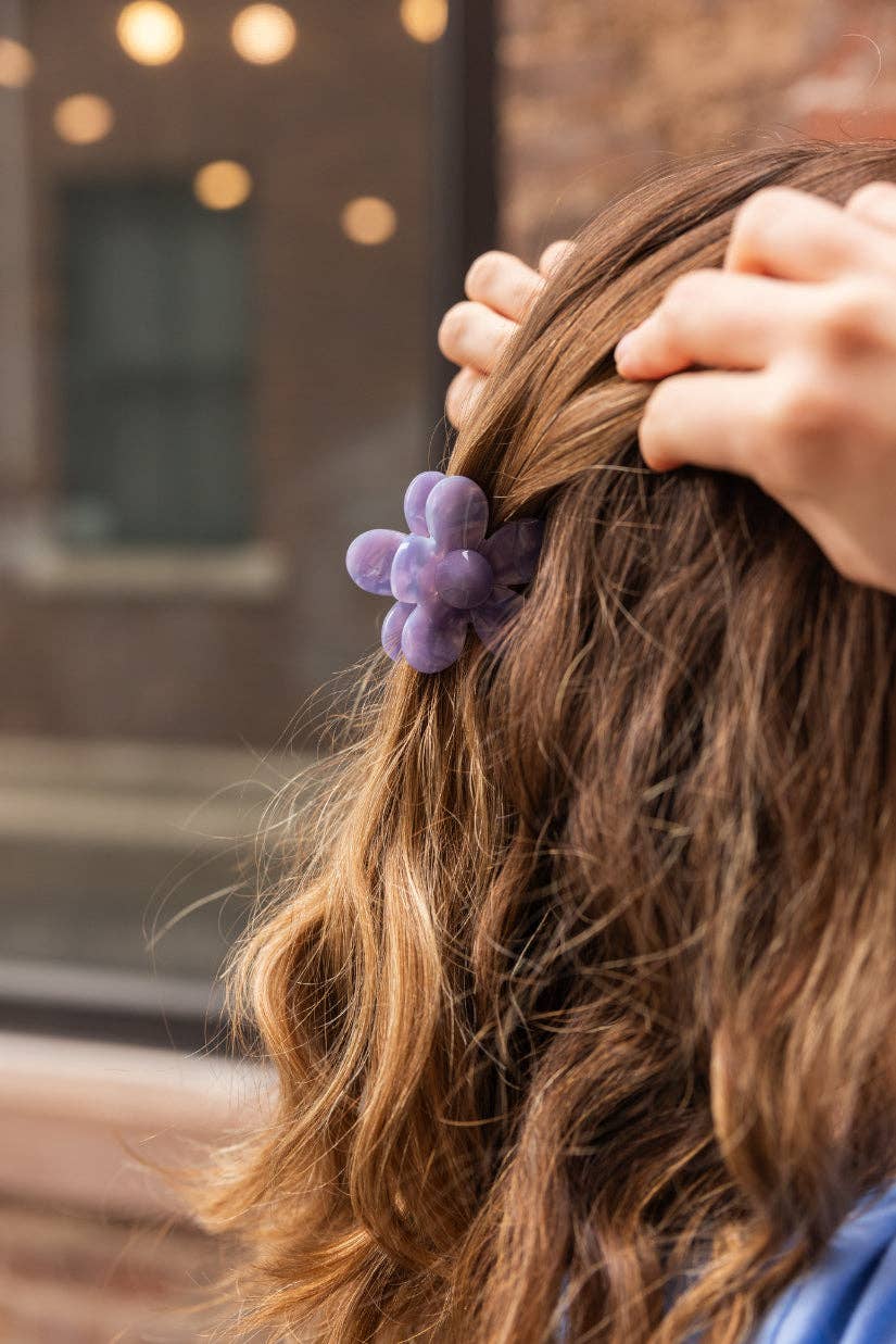 Flower Power Hair Claw - Lavender Haze // Clip