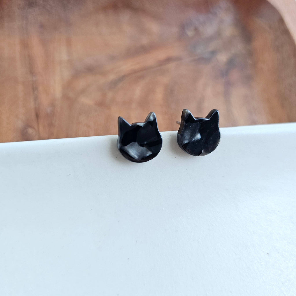Black Cat Studs