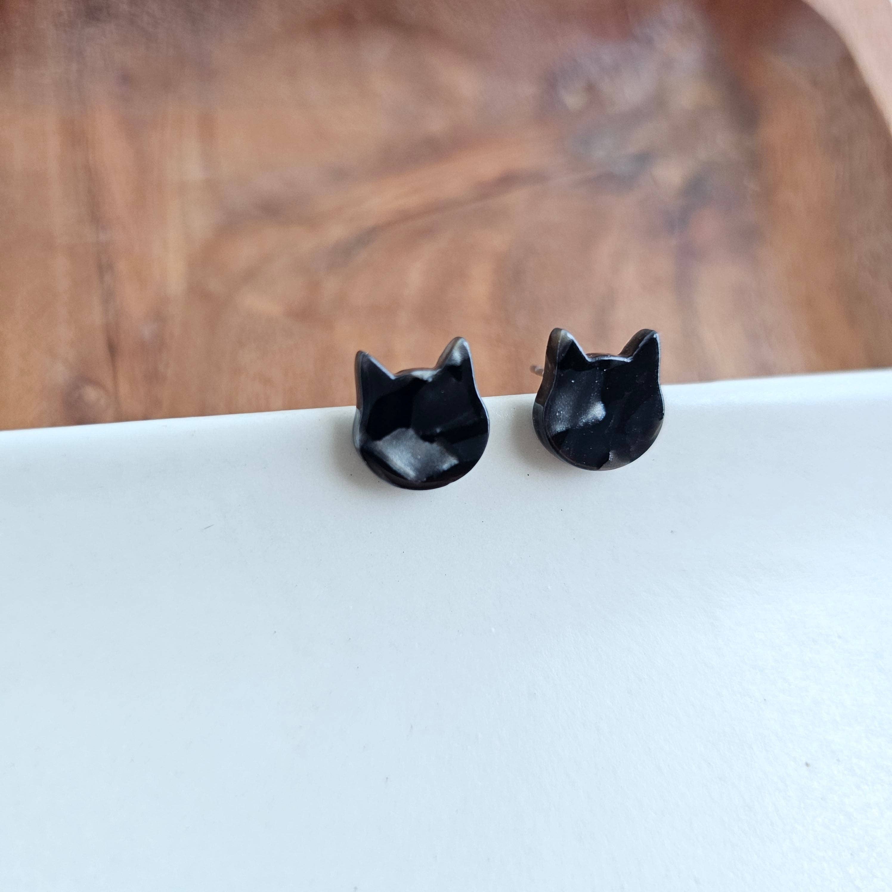Black Cat Studs