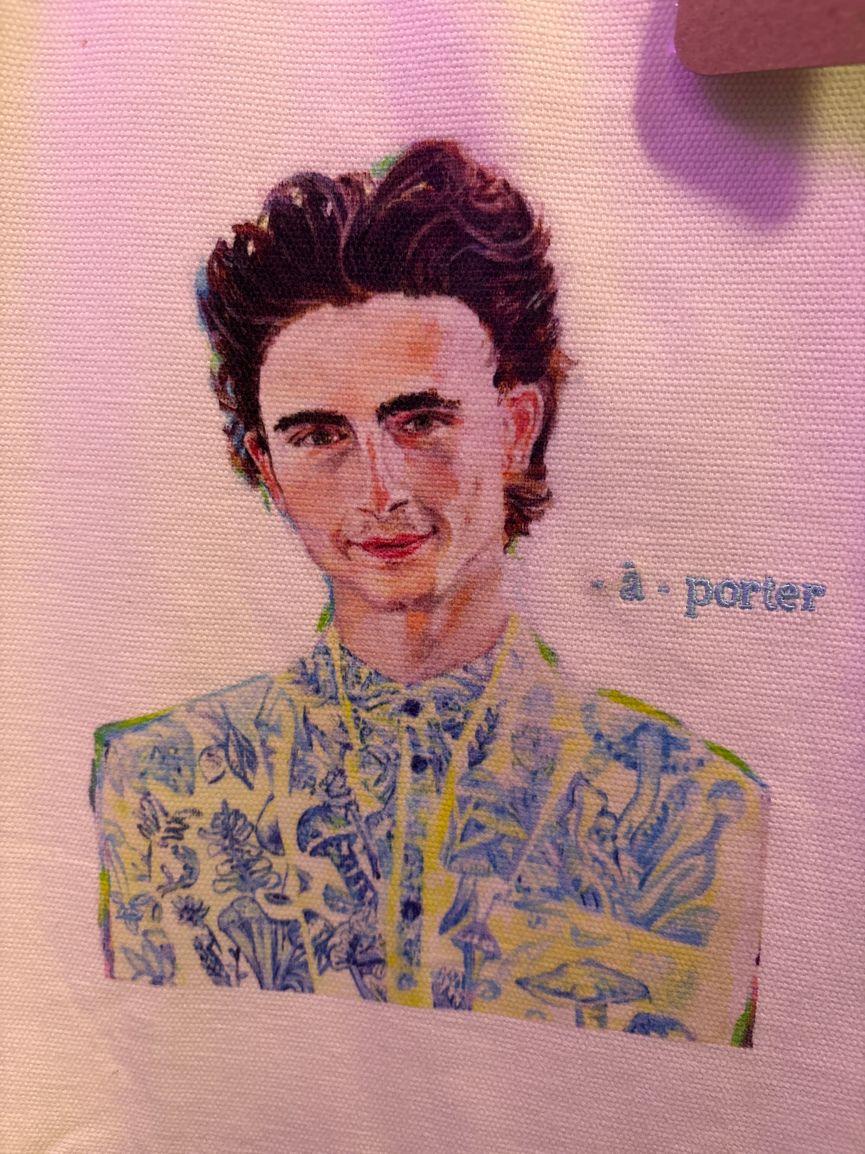 Timothee Chalamet-a-Porter Tote Bag