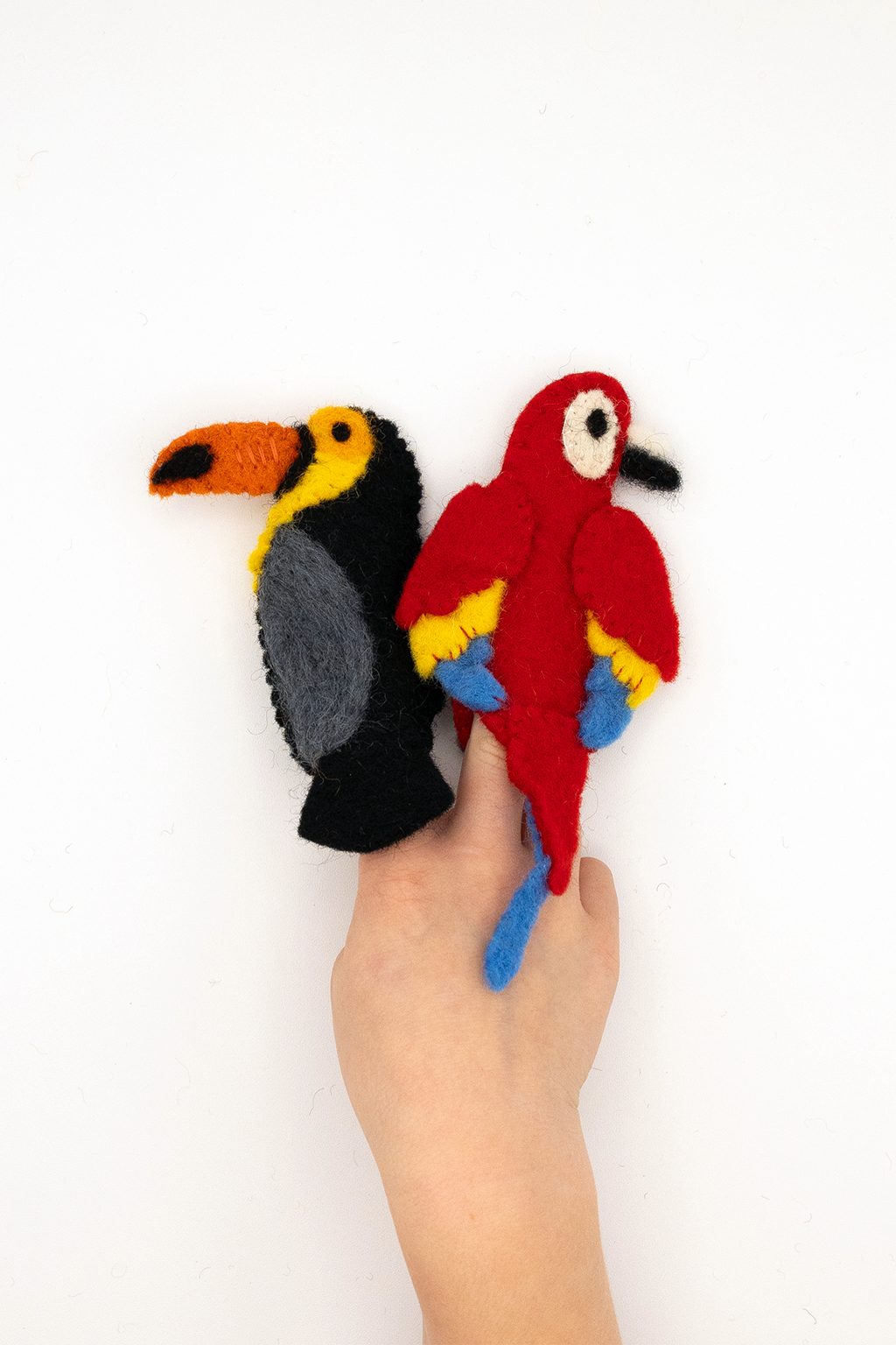 Finger Puppet - Tropical Birds