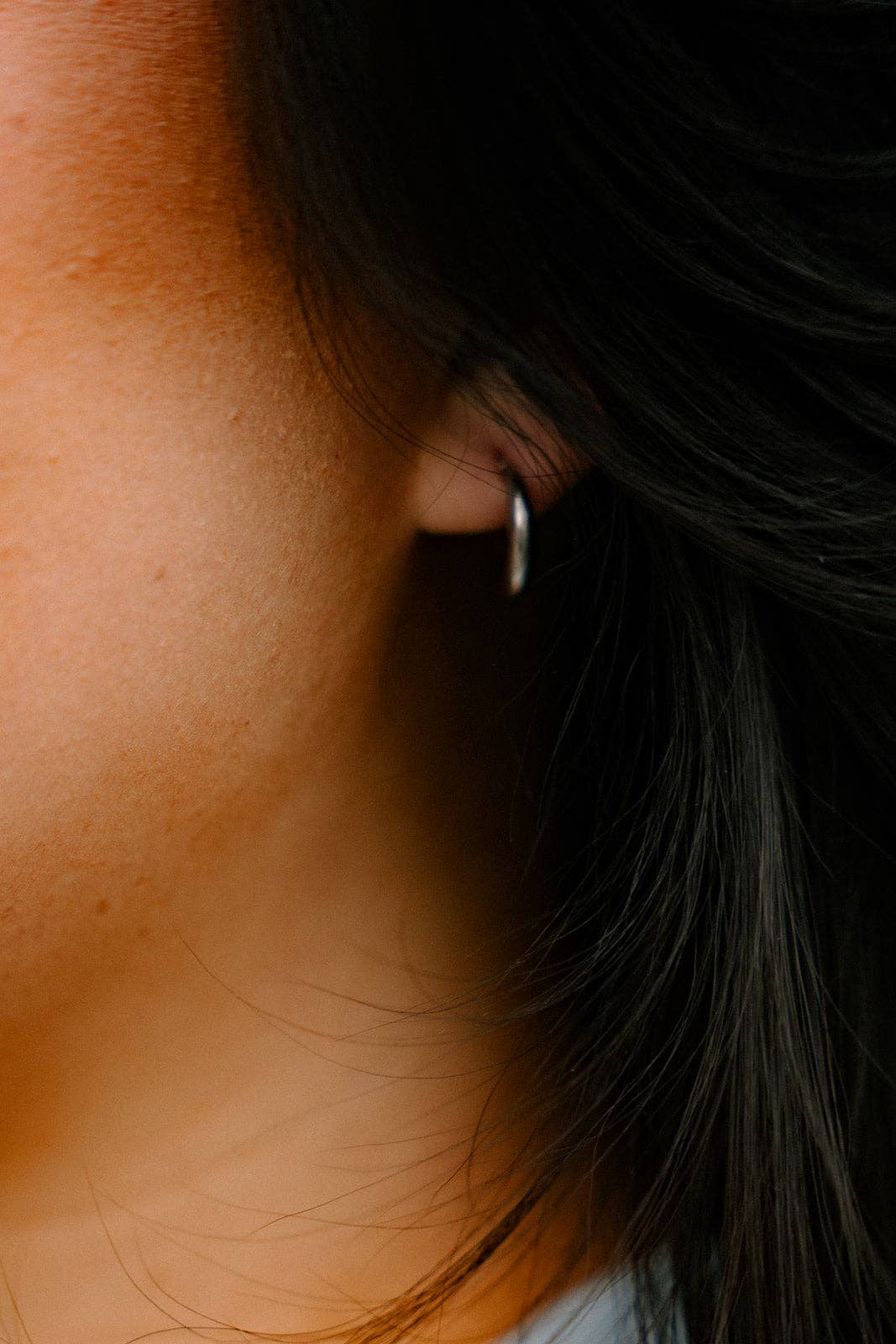 Mini Silver Luxe Selena Hoops