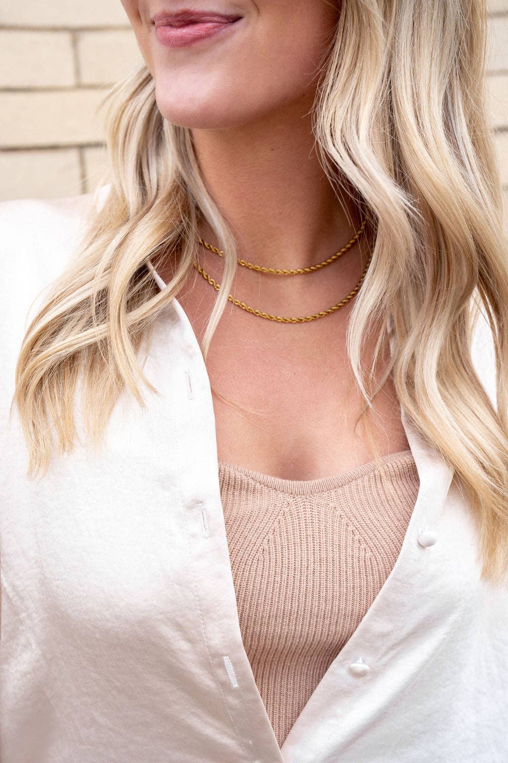 Luxe Gold Rope Chain - 18"