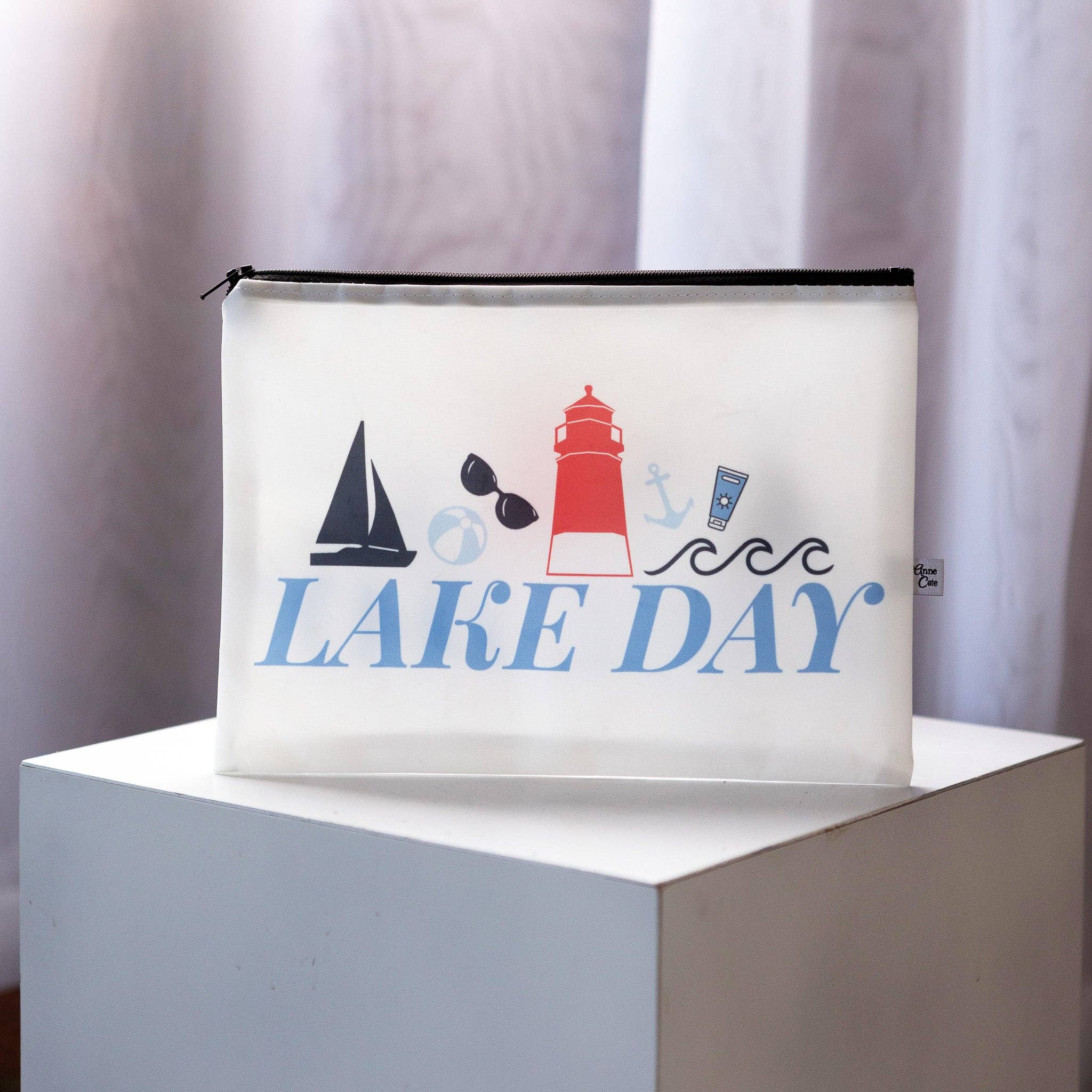 Lake Day Sailcloth Splash-Proof Pouch