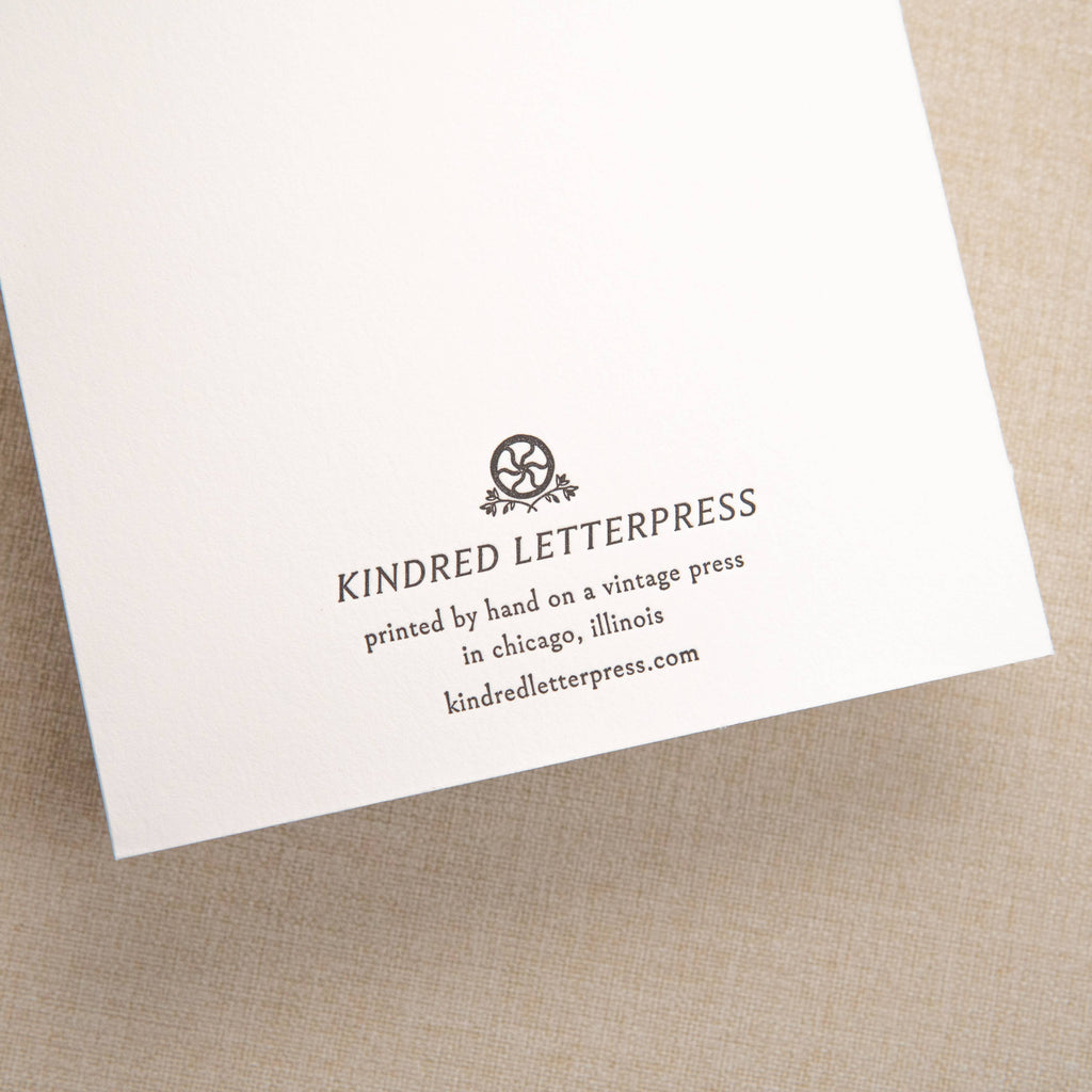 Rare Bird Birthday Card | Letterpress Birthday Card