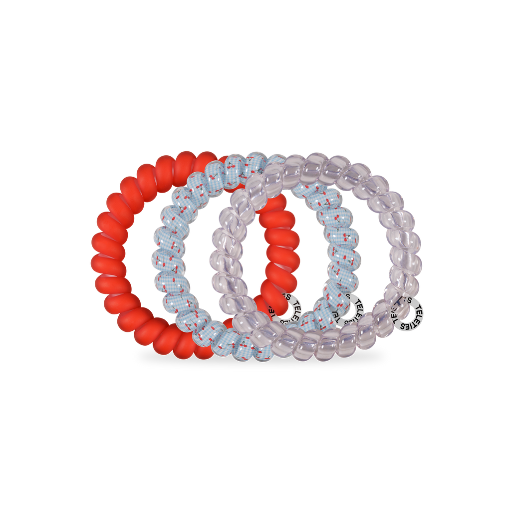 Basket of Cherries Large Hair Ties