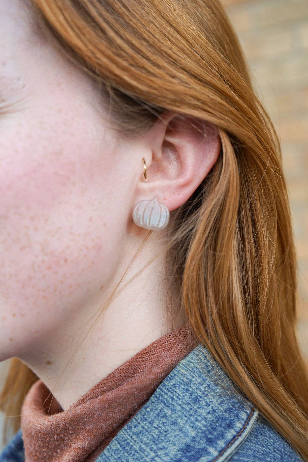 Cashmere Pumpkin Patch Studs