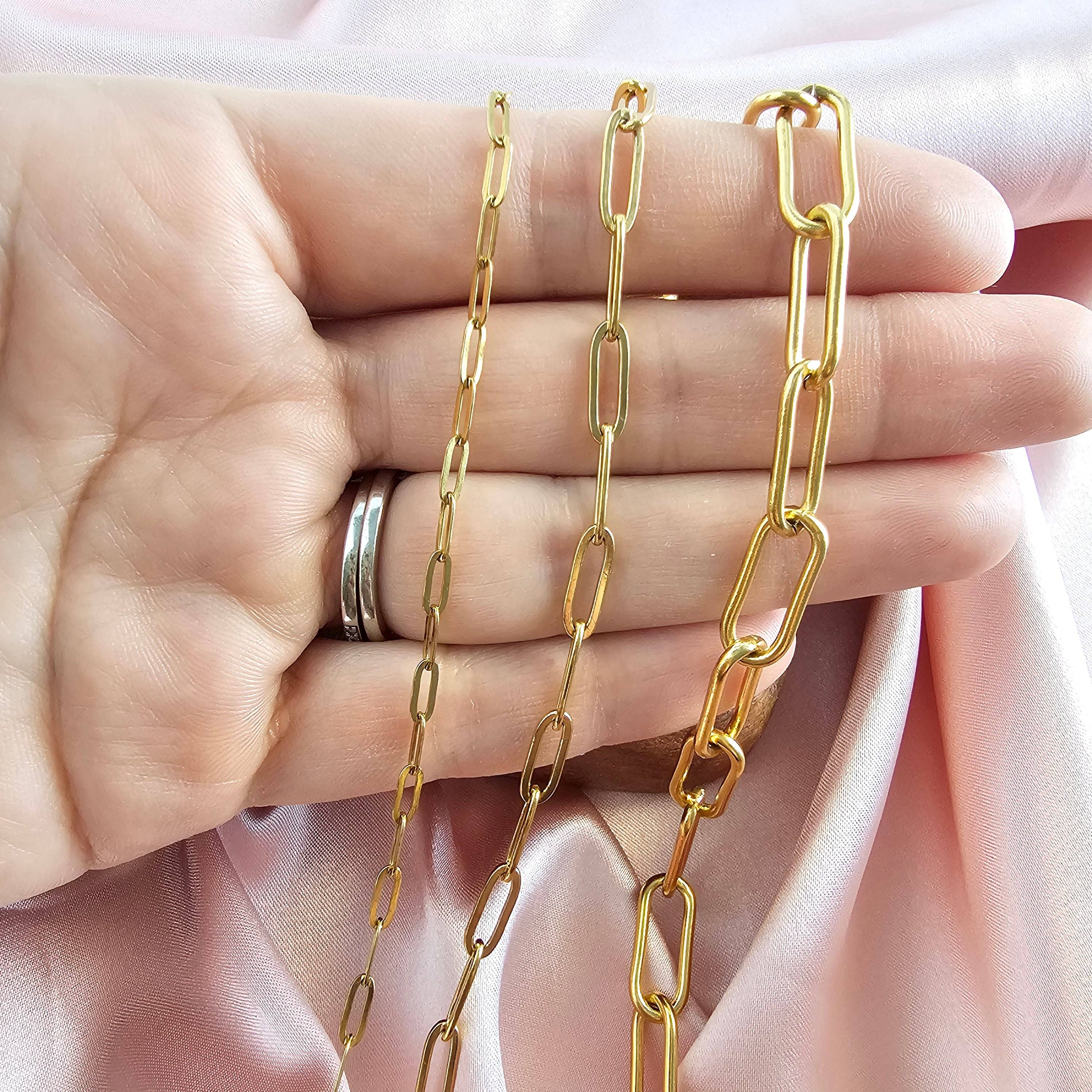 Luxe Silver Delicate Paper Clip Bracelet