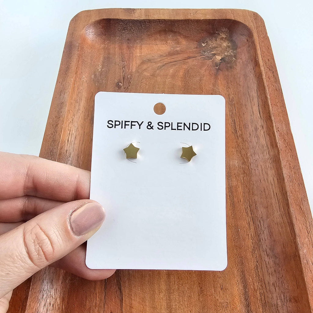 Luxe Star Studs - Gold // Jewelry, Earrings