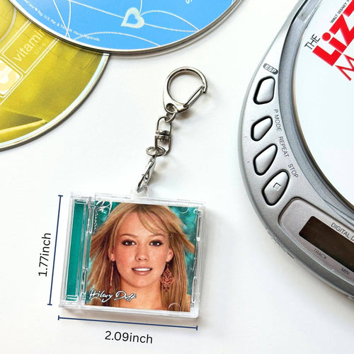 'Hit Clips' Mini CD Case Keychain - Hilary Duff Come Clean