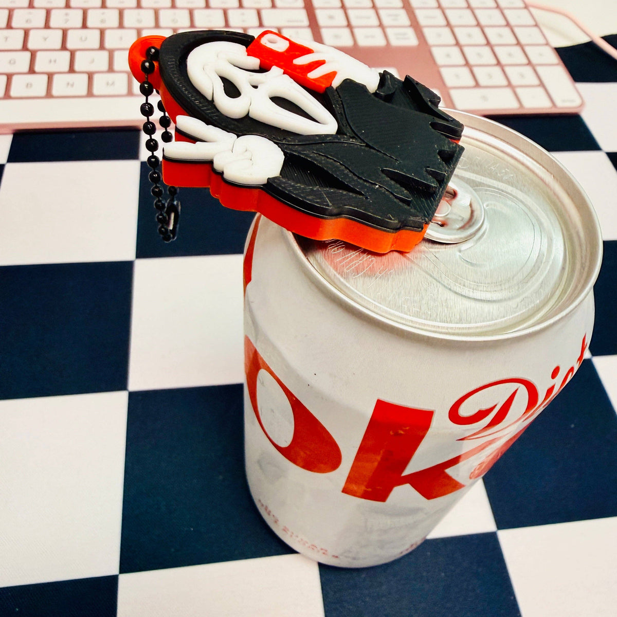 Ghost Face Nail Saver Bag Charm