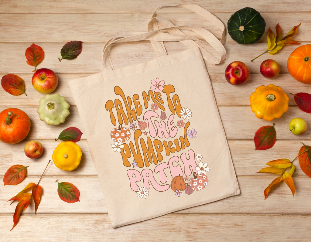 Take Me To The Pumpkin Patch Canvas Tote Bag
