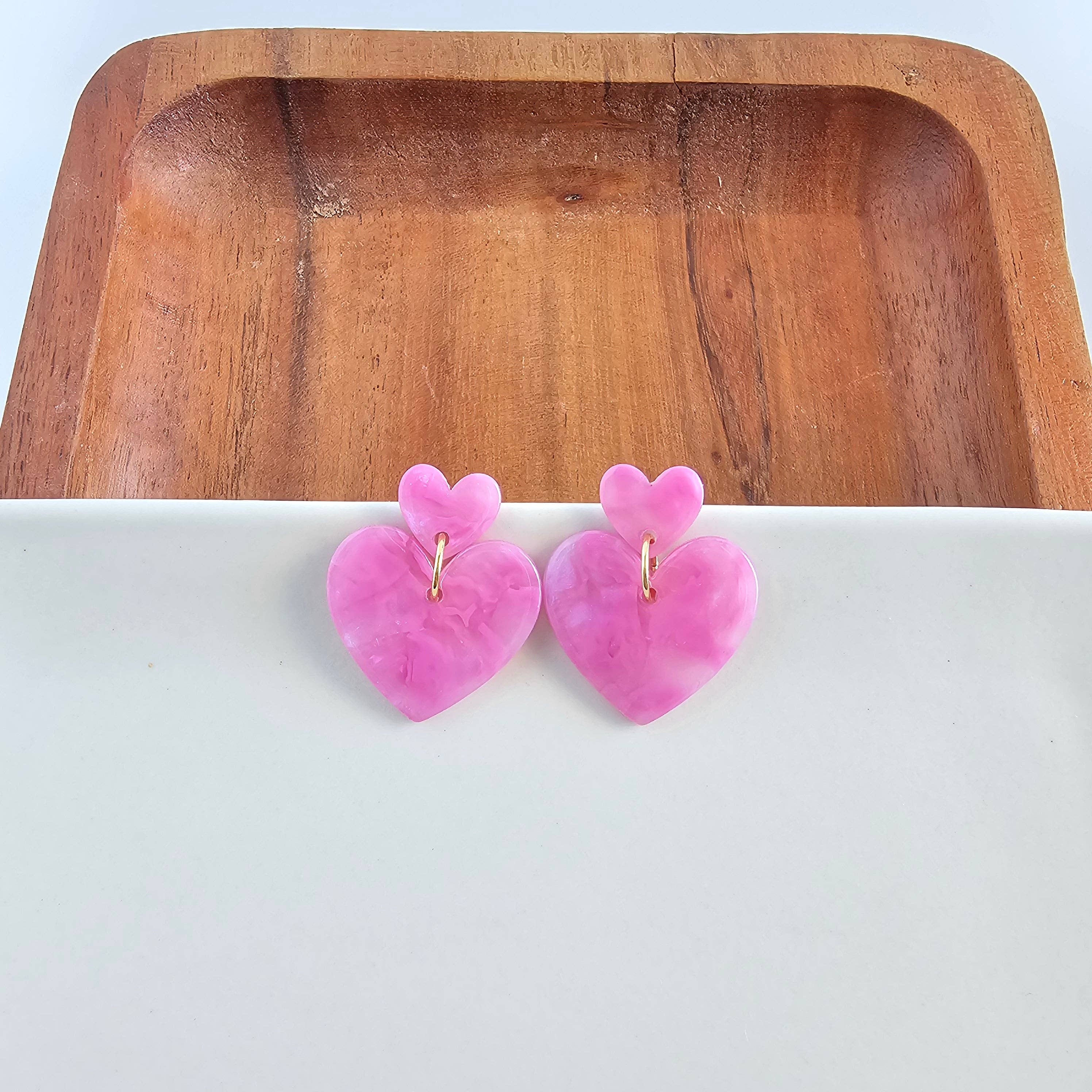 Darling Heart Earrings - Bubblegum Bliss // Valentine's Day