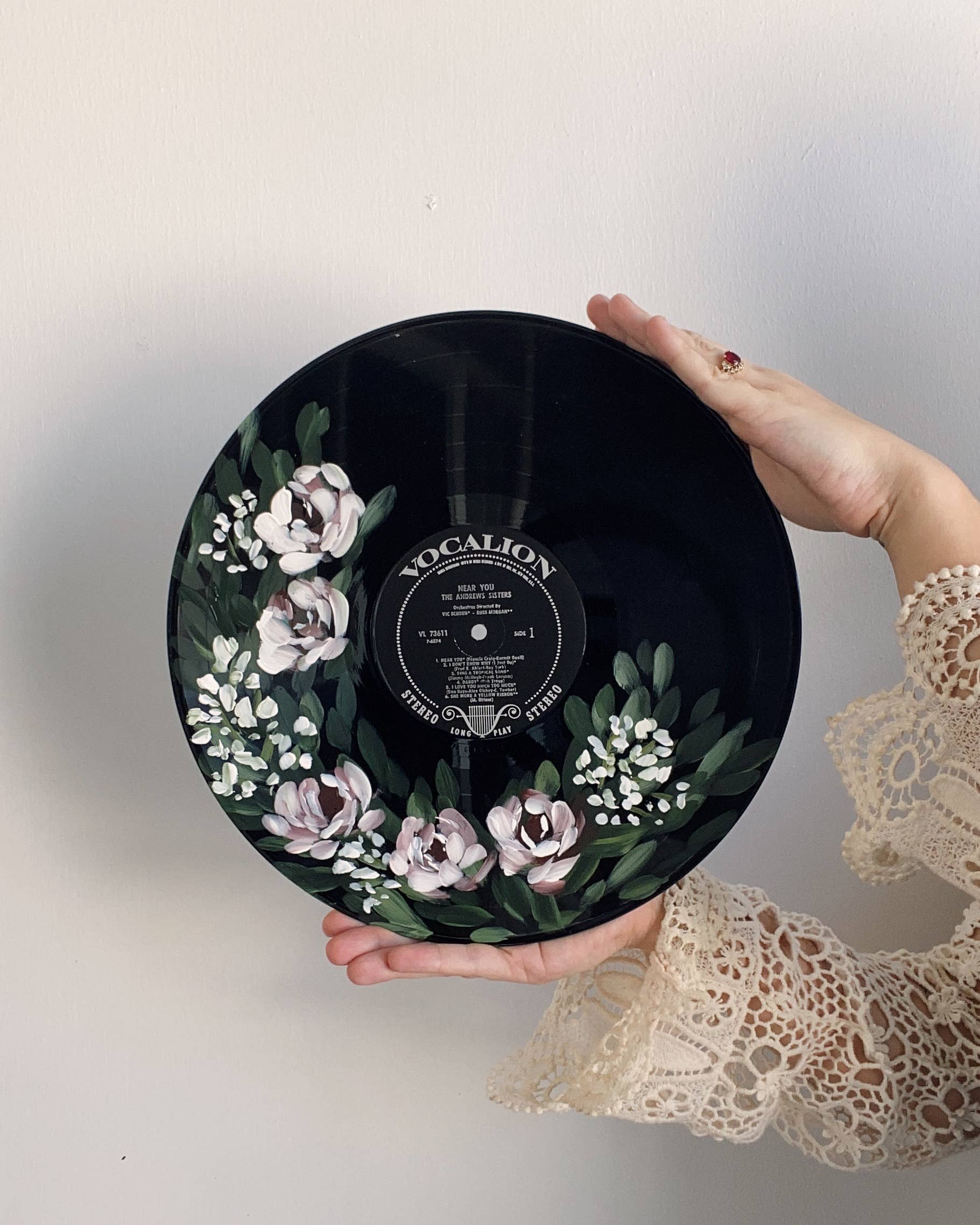 Hand Painted Vinyl Records