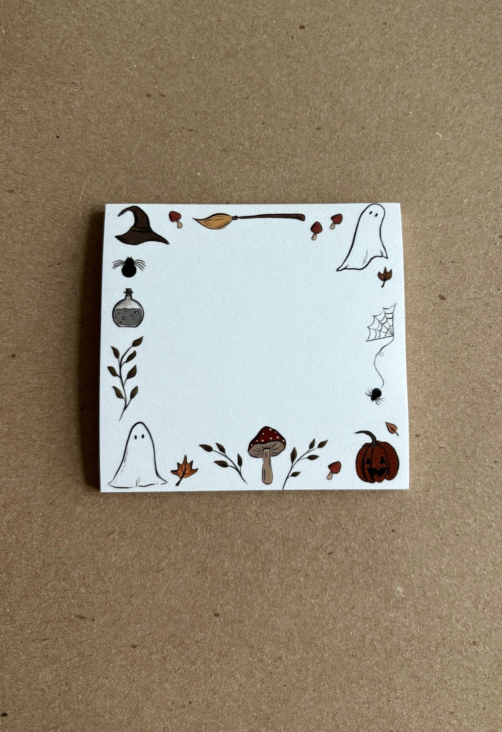 Halloween Things Sticky Note Pad