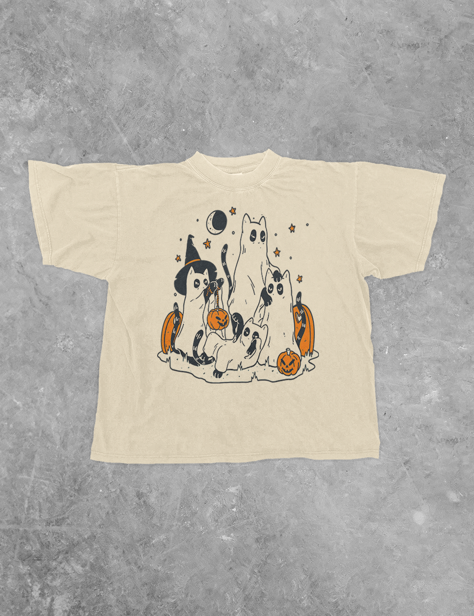 Spooky Black Cats T-Shirt