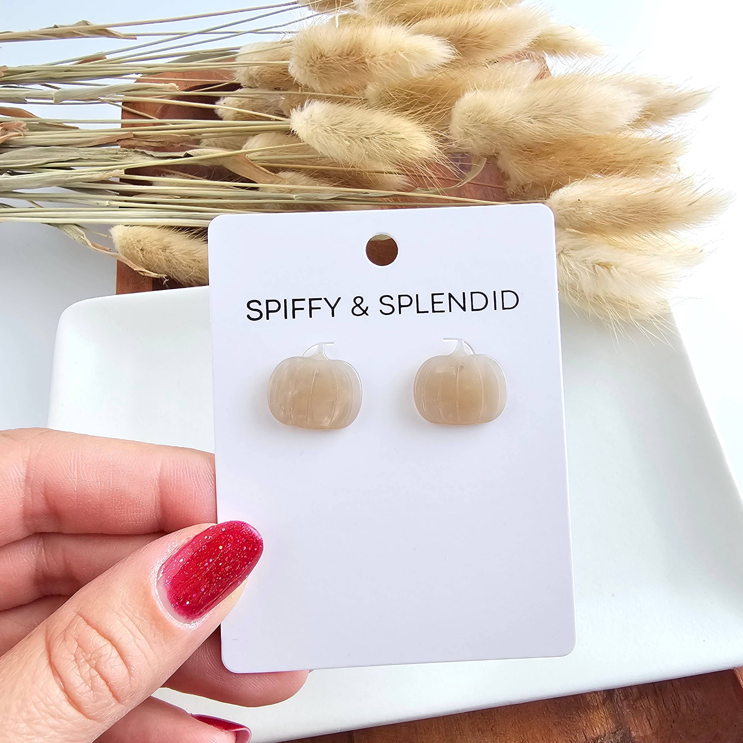 Cashmere Pumpkin Patch Studs