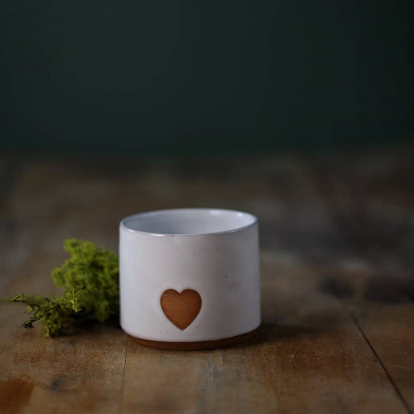 Small Minimalist Heart Planter