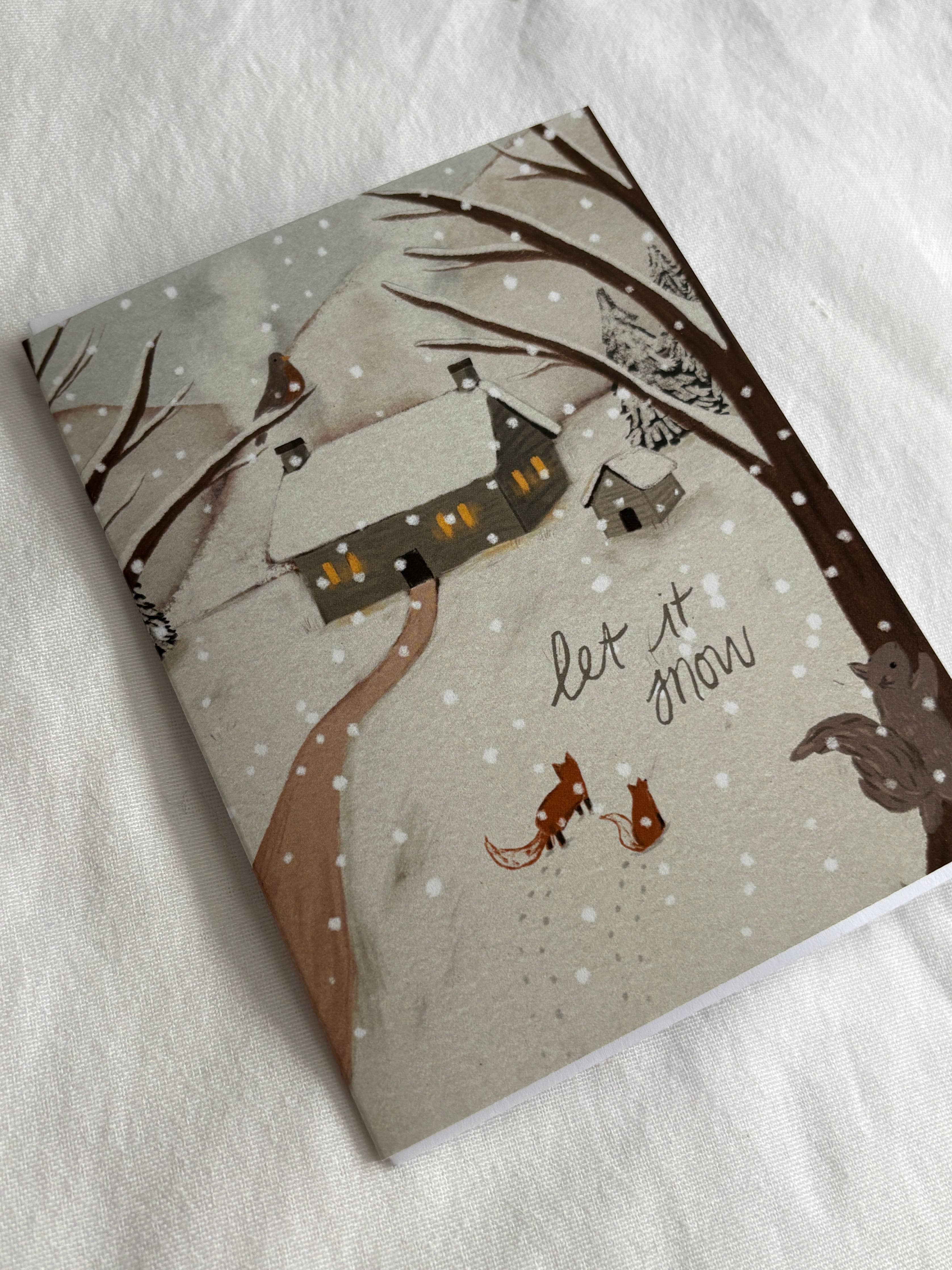 Let It Snow Greeting Card
