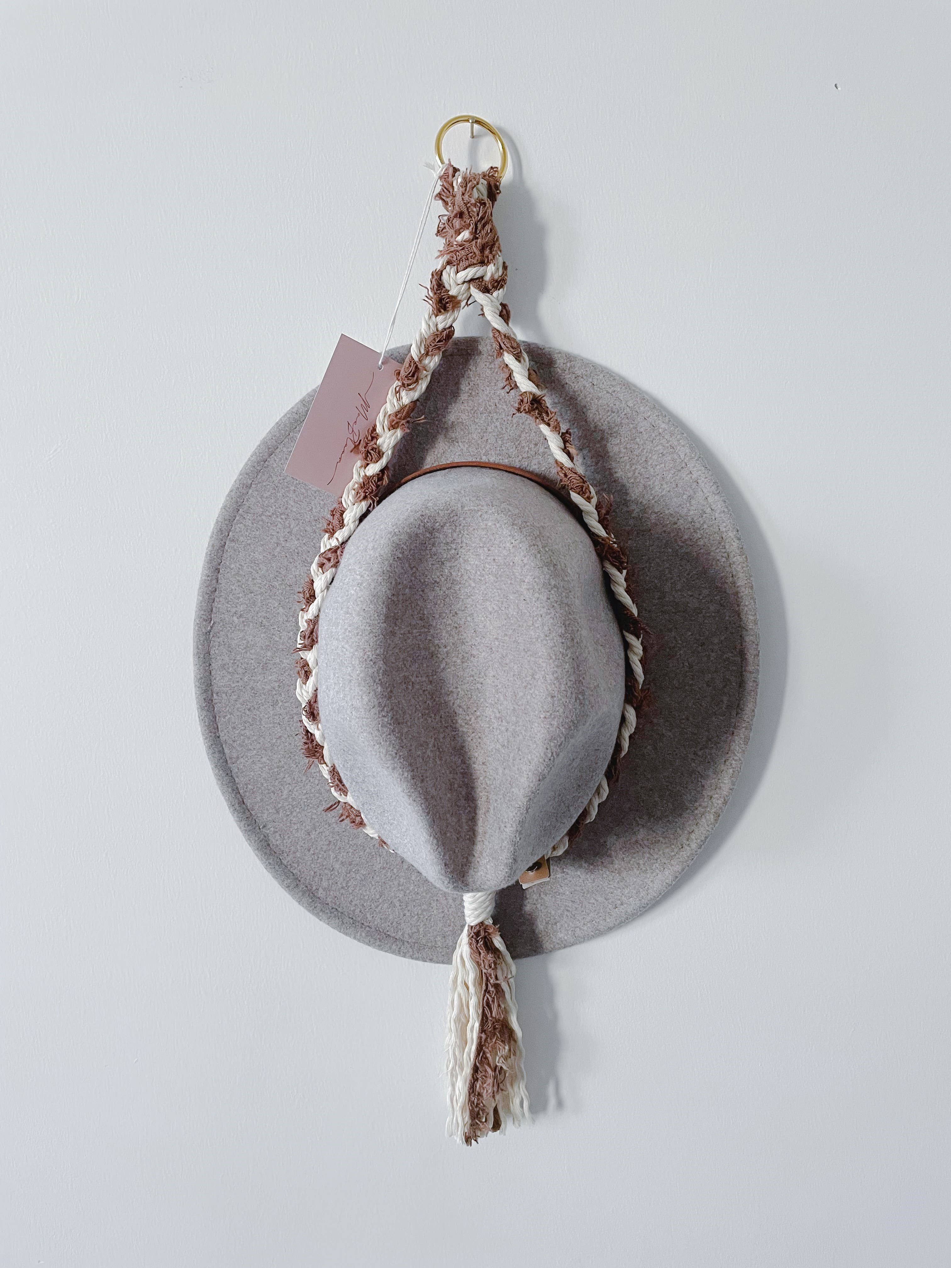 Textured Braided Hat Hanger
