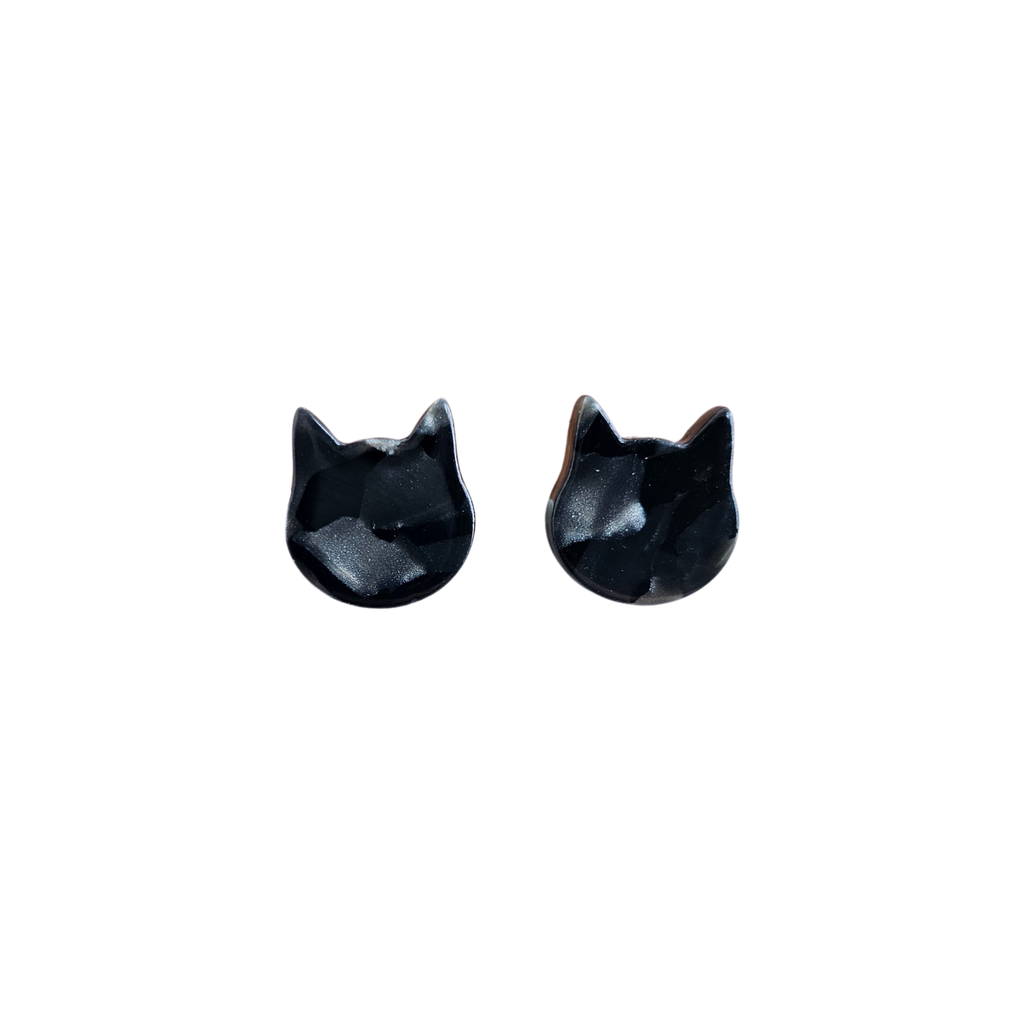 Black Cat Studs