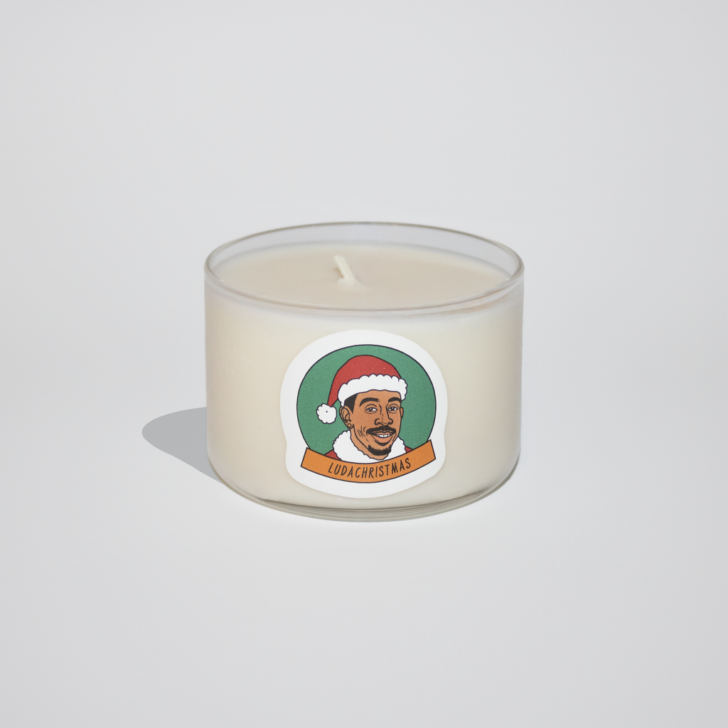 LUDACHRISTMAS | Funny Silly Mini Holiday Candle Holly Berry