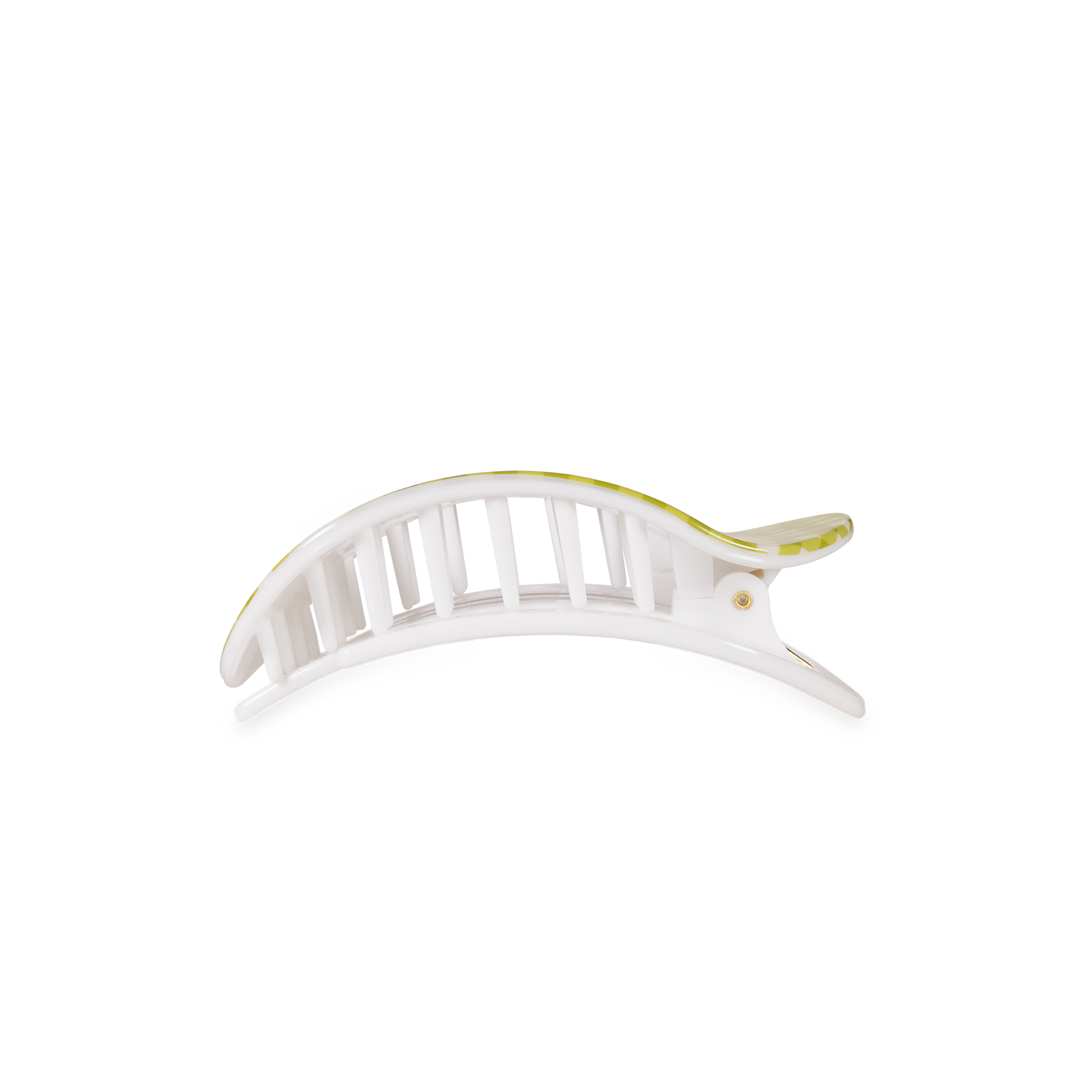 Small Locally Grown Flat Round Hair Clip