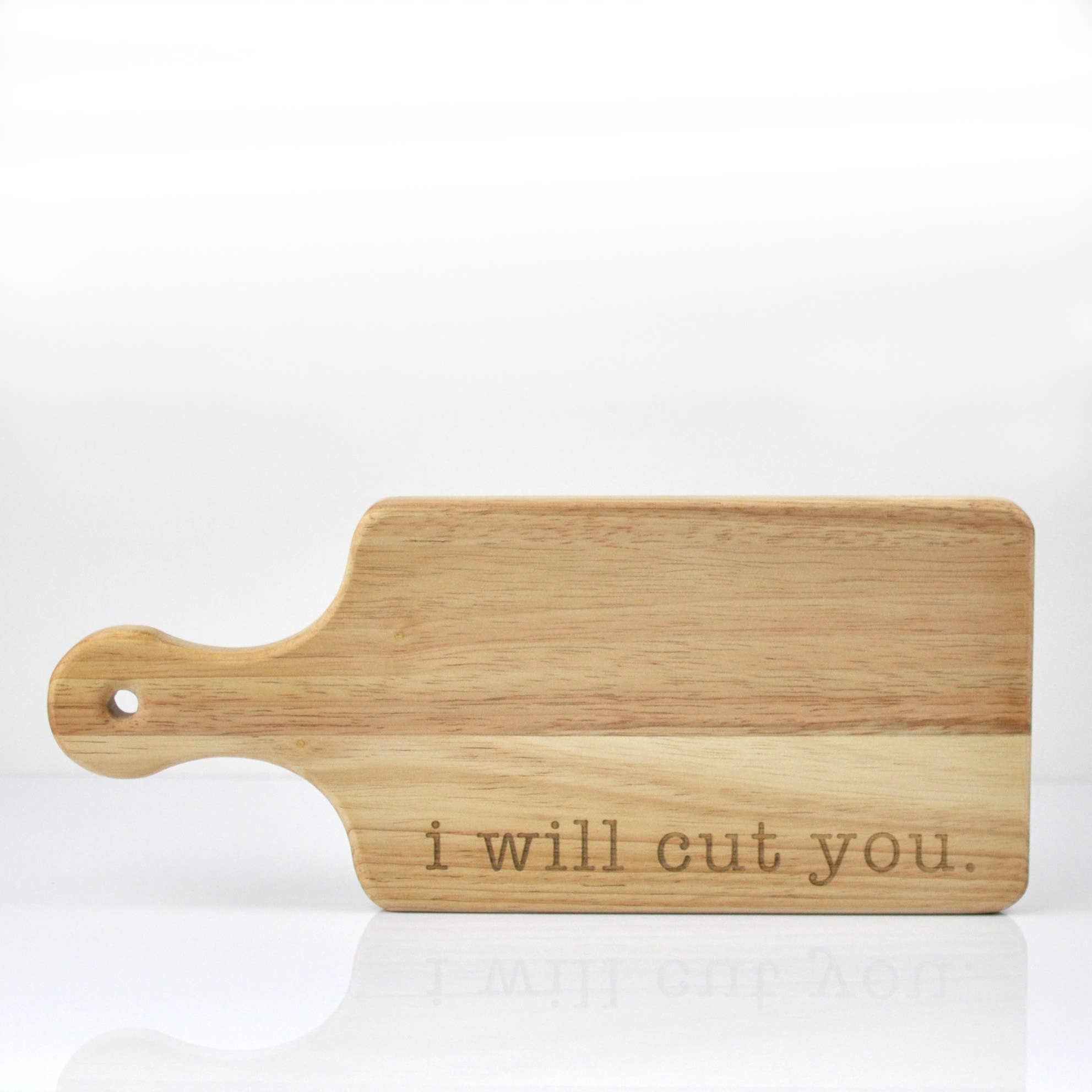I Will Cut You Charcuterie Board