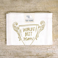World's Best Mom Trophy Tea Towel