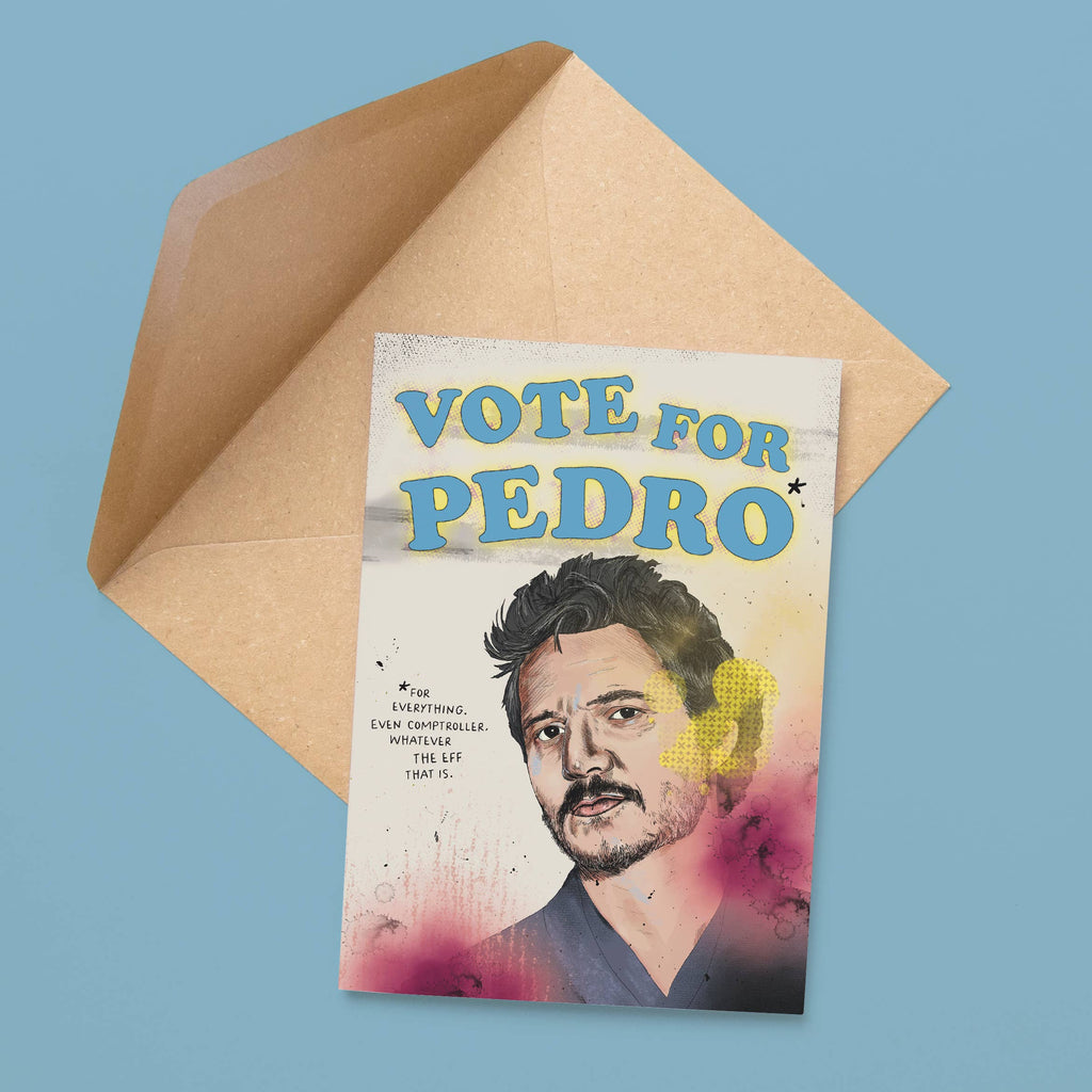 Vote for Pedro Card