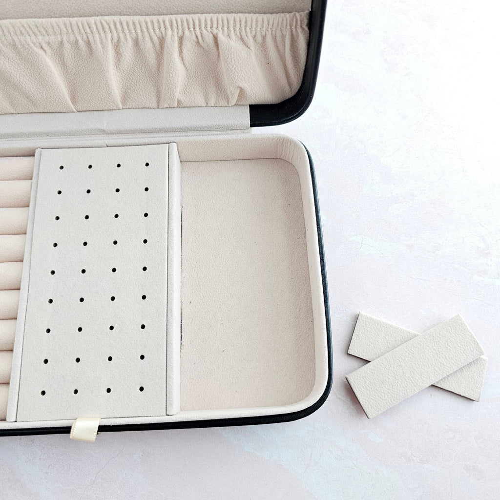 Black Jewelry Travel Case Box