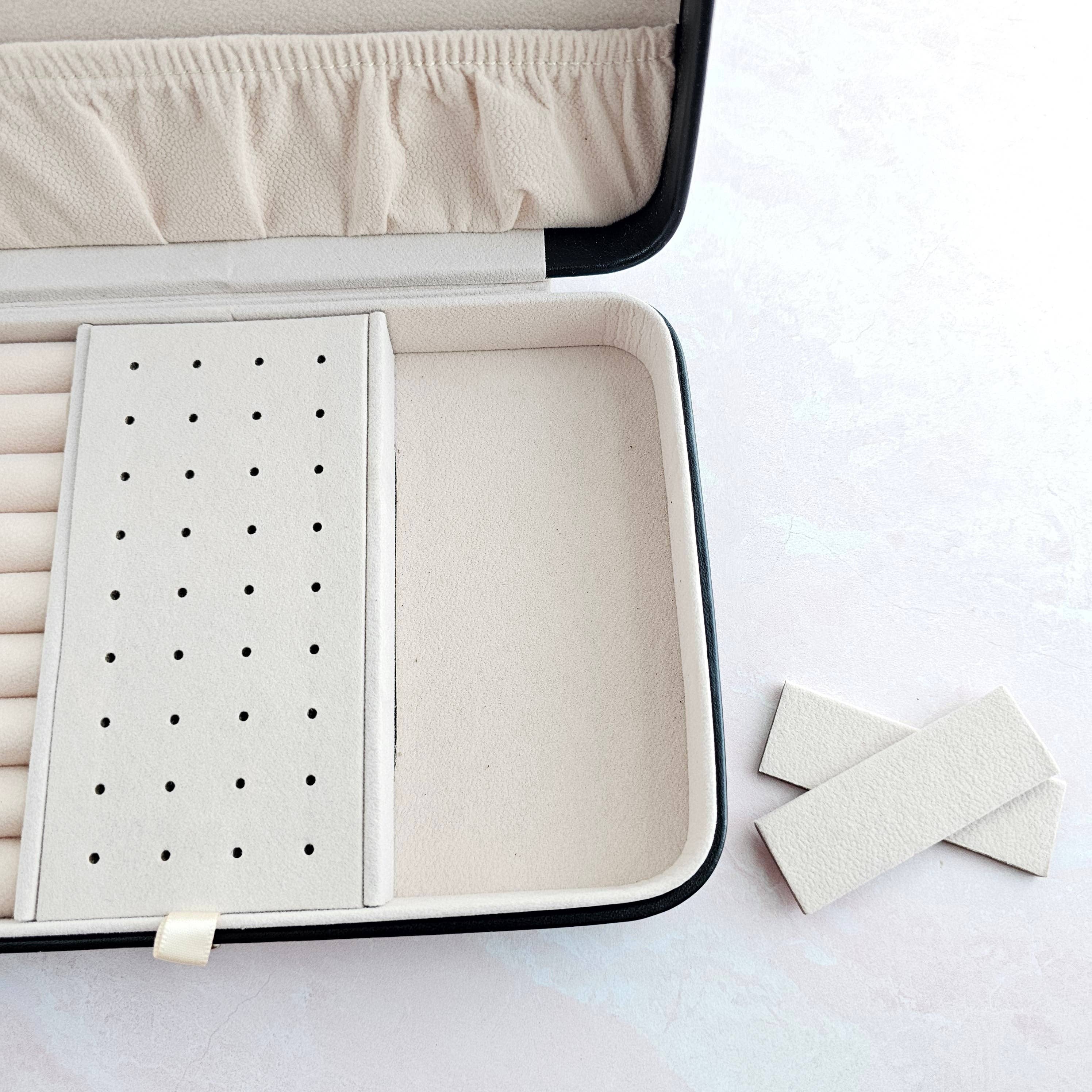 Black Jewelry Travel Case Box