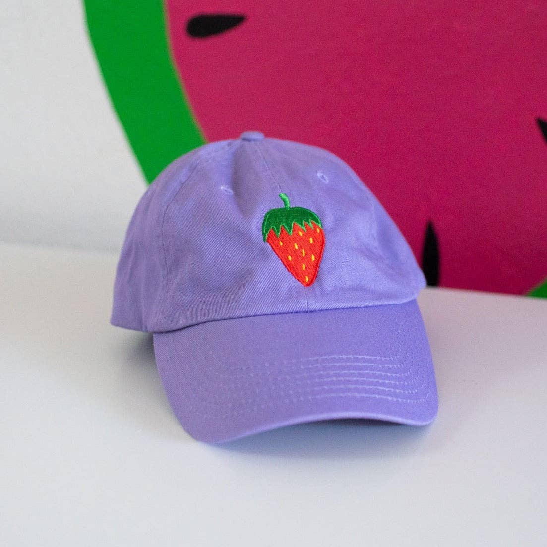 Strawberry Embroidered Hat