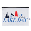 Lake Day Sailcloth Splash-Proof Pouch