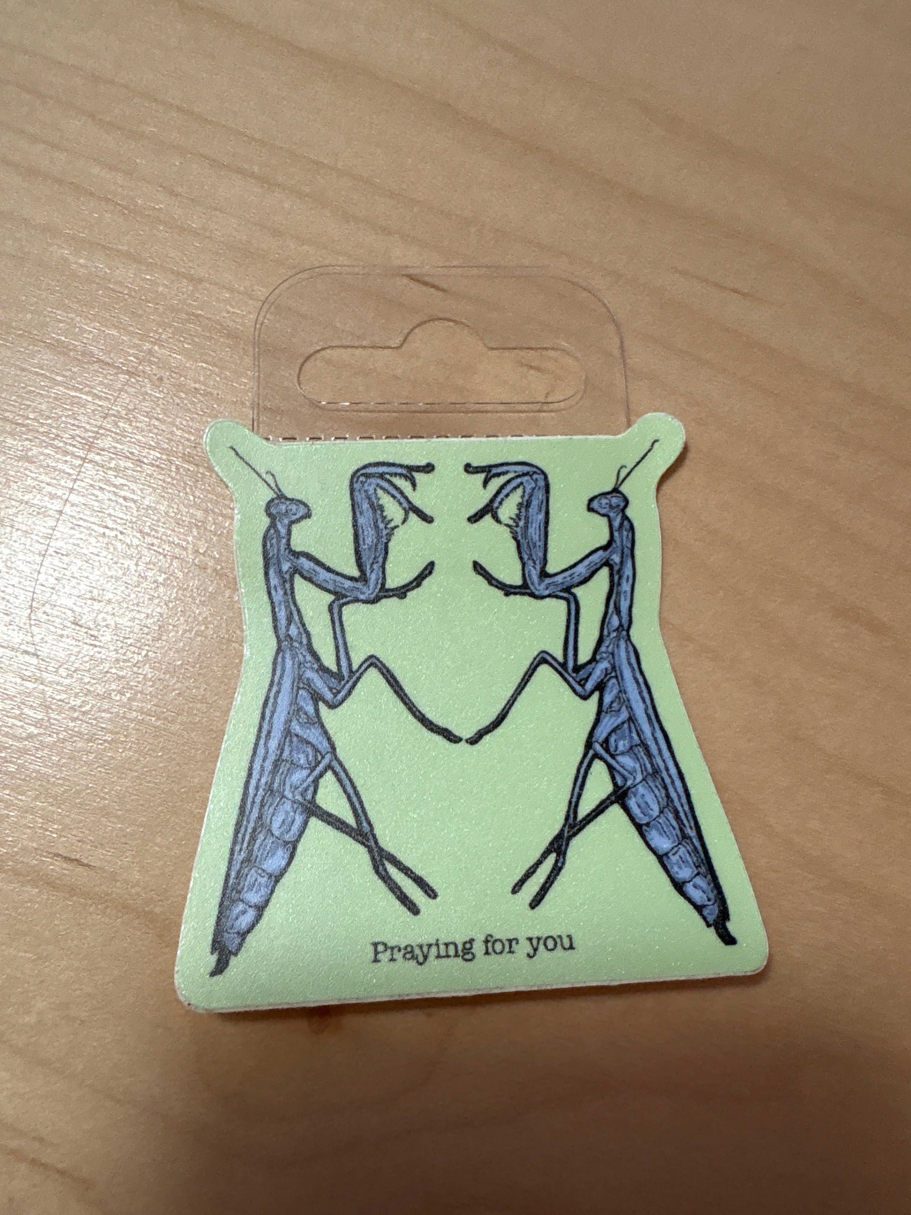 Praying (Mantis) For You Sticker