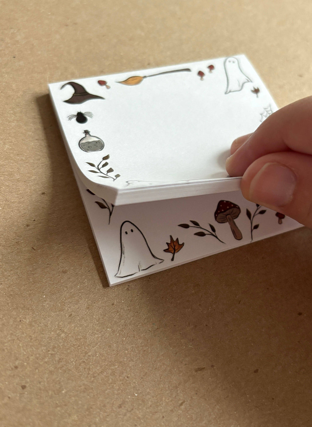 Halloween Things Sticky Note Pad