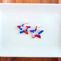 Red, White & Blue Mini Star Hoops
