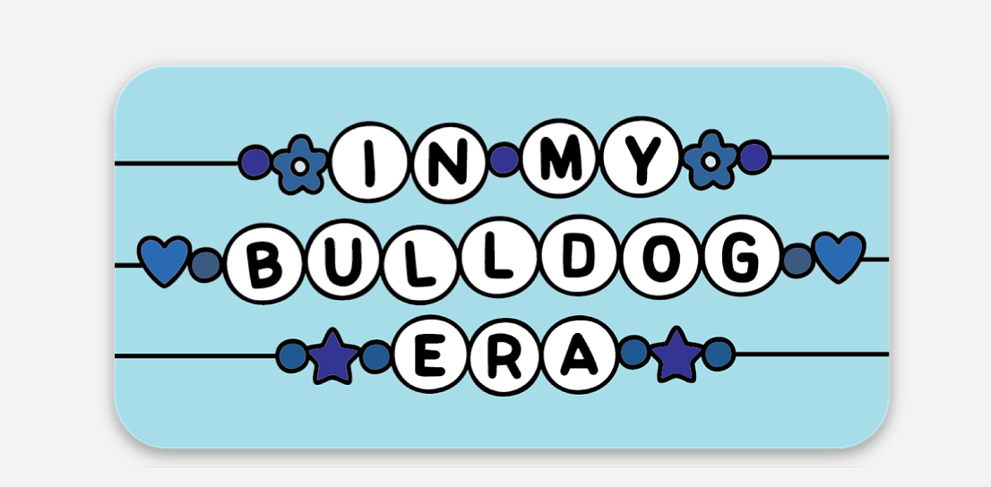 Butler University Friendship Bracelet Sticker 