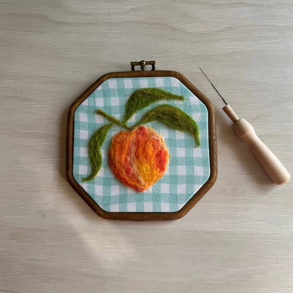 Just Peachy Painting With Wool DIY Kit