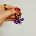 Keychain, Carabiner 8 ball and dice