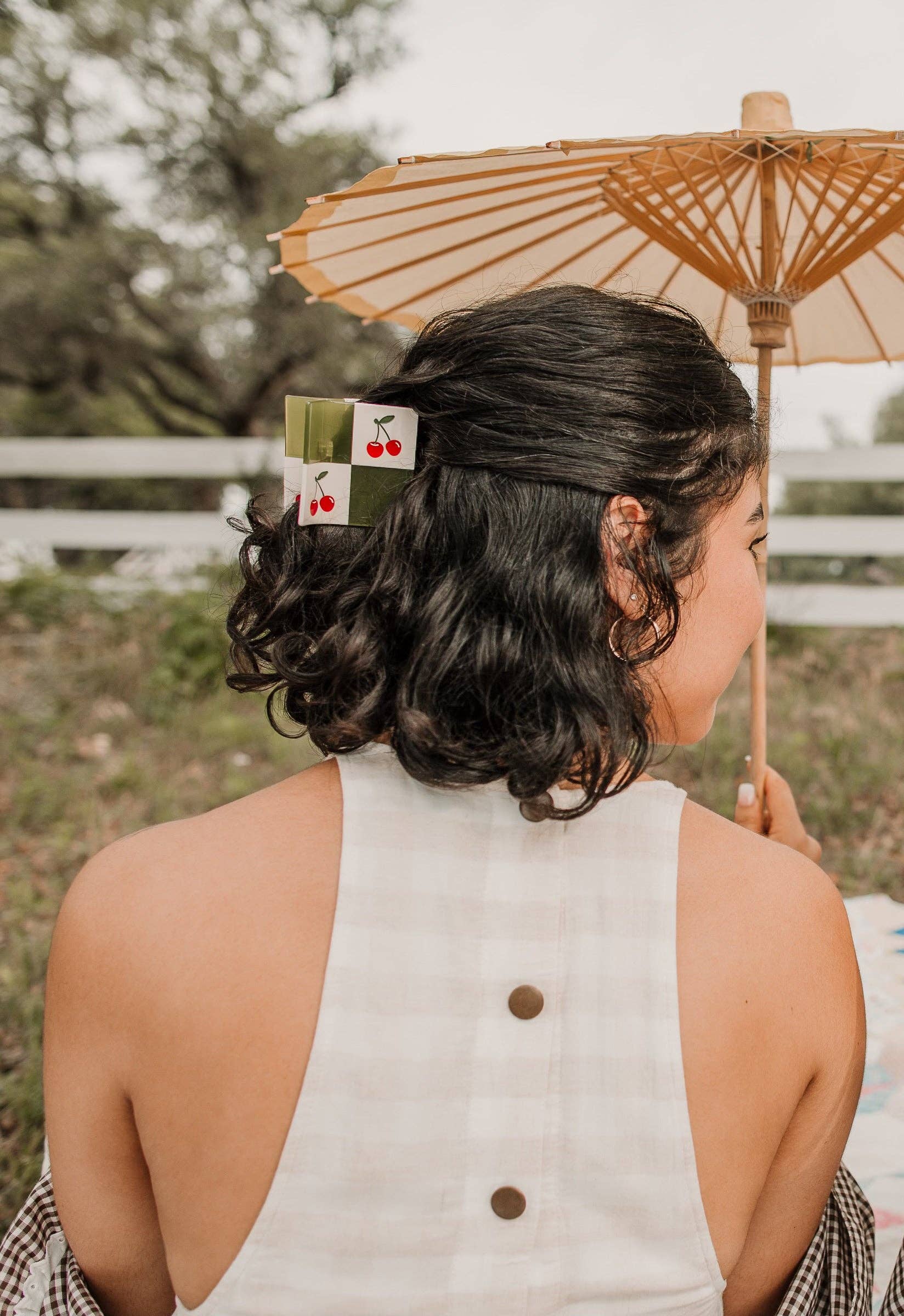 Cherry Patchwork Claw