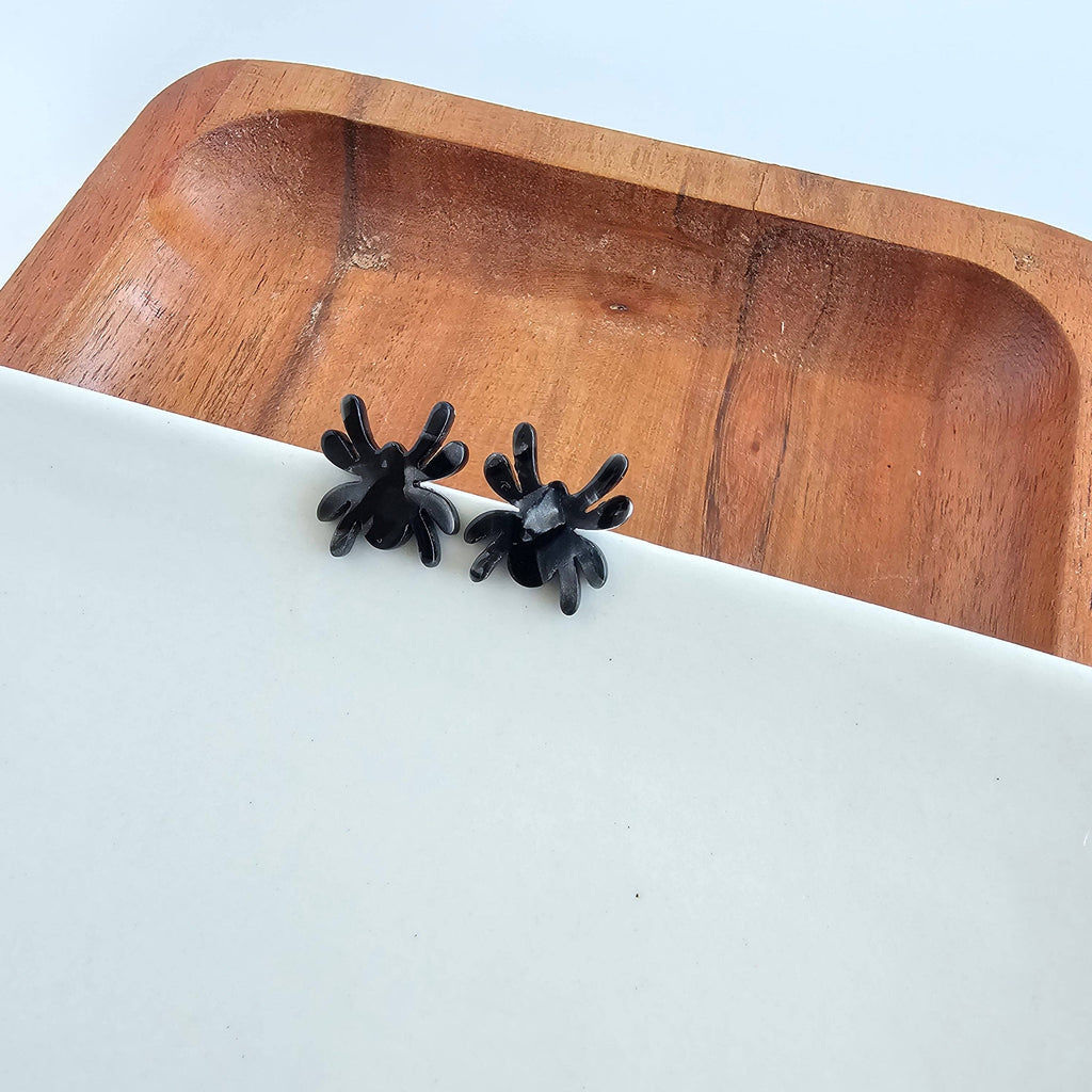 Black Spider Studs