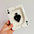 Ceramic Ace Card Ashtray