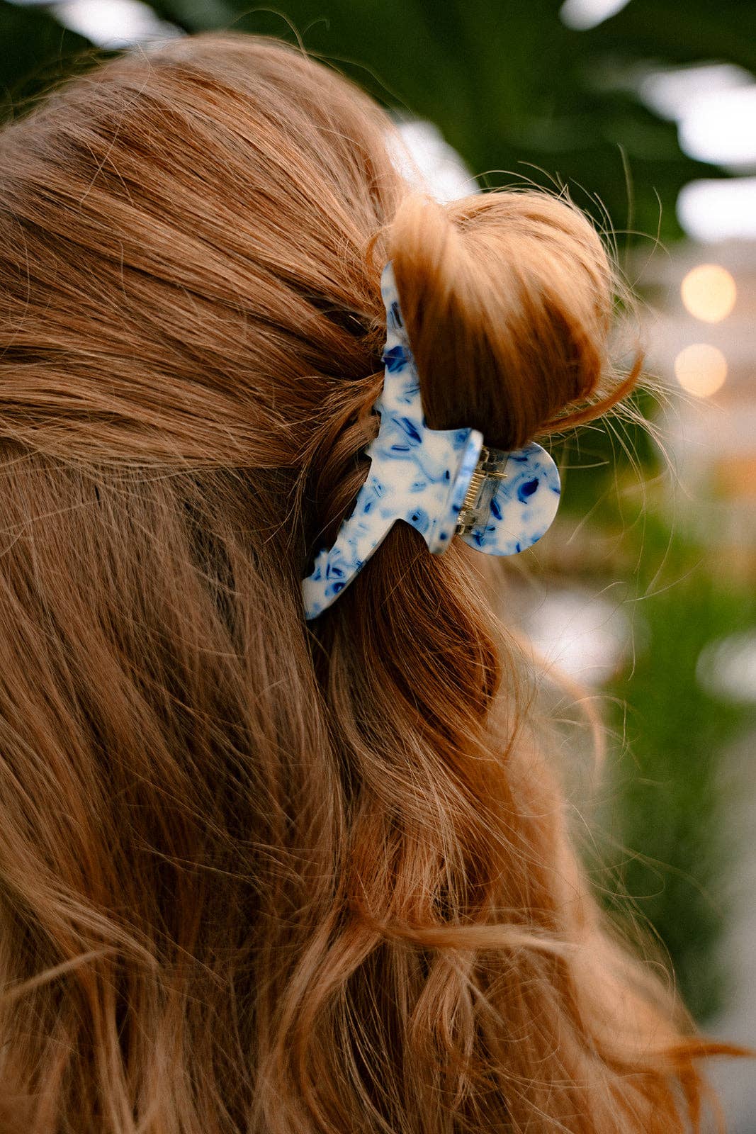Greek Goddess Blue Callie Hair Claw
